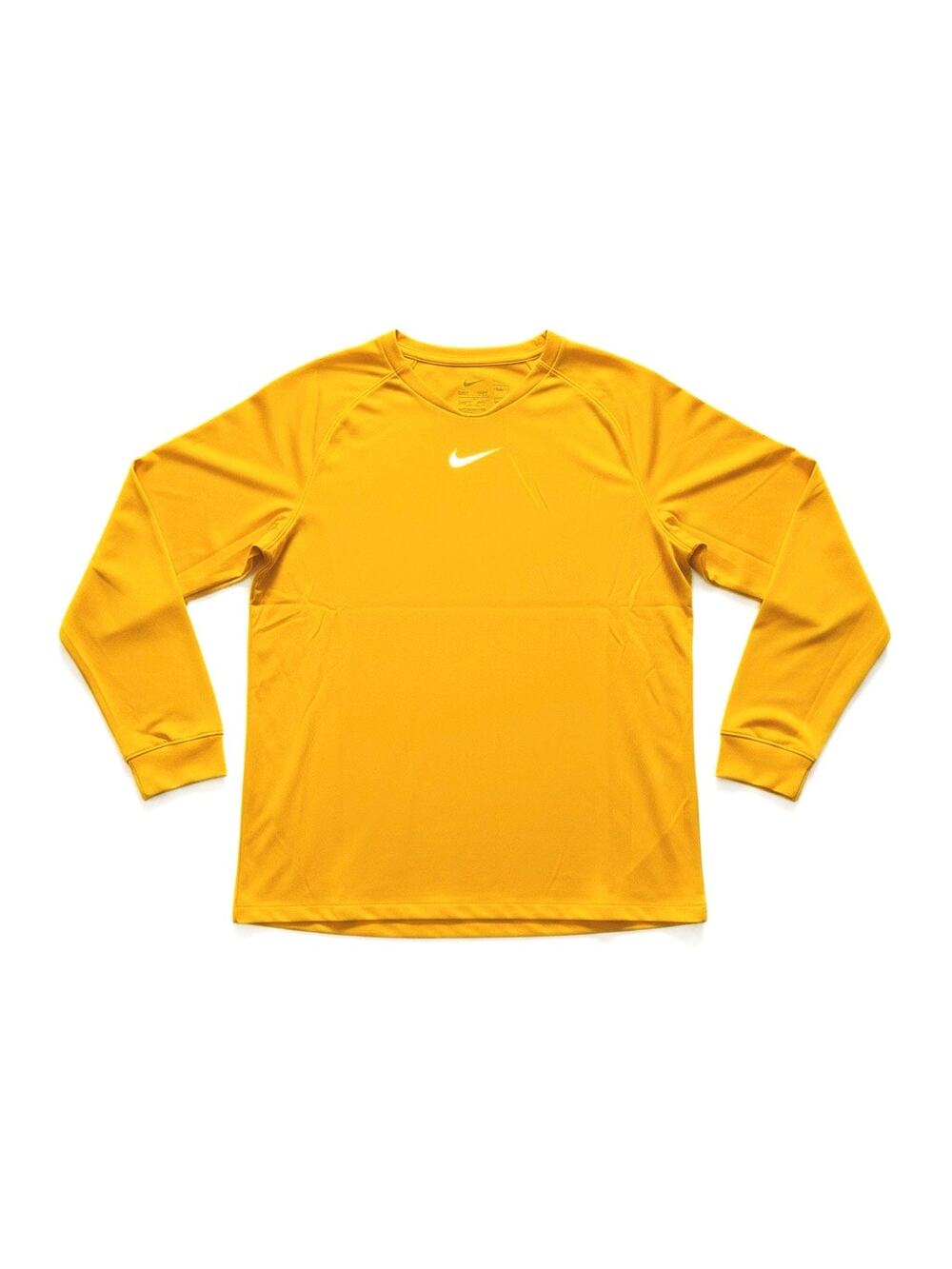Nike Women's Dri-Fit Long Sleeve Shirt  Golden Yellow New with Tags M